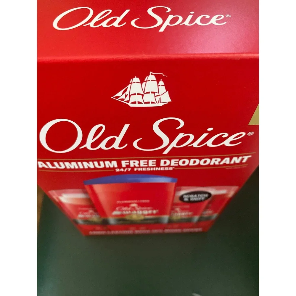 Old Spice Deodorant Men 4 Pack 3oz Swagger New Aluminum Free Cedarwood Scent Boo
